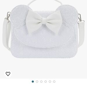 Limited edition Minnie Mouse Sequin Wedding Crossbody Loungefly